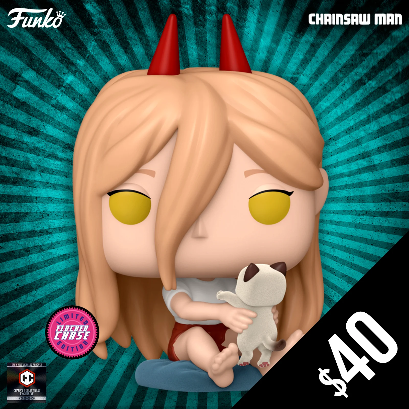 Funko Pop! Chalice Exclusive: Chainsaw Man: Power #1766 (CHASE)