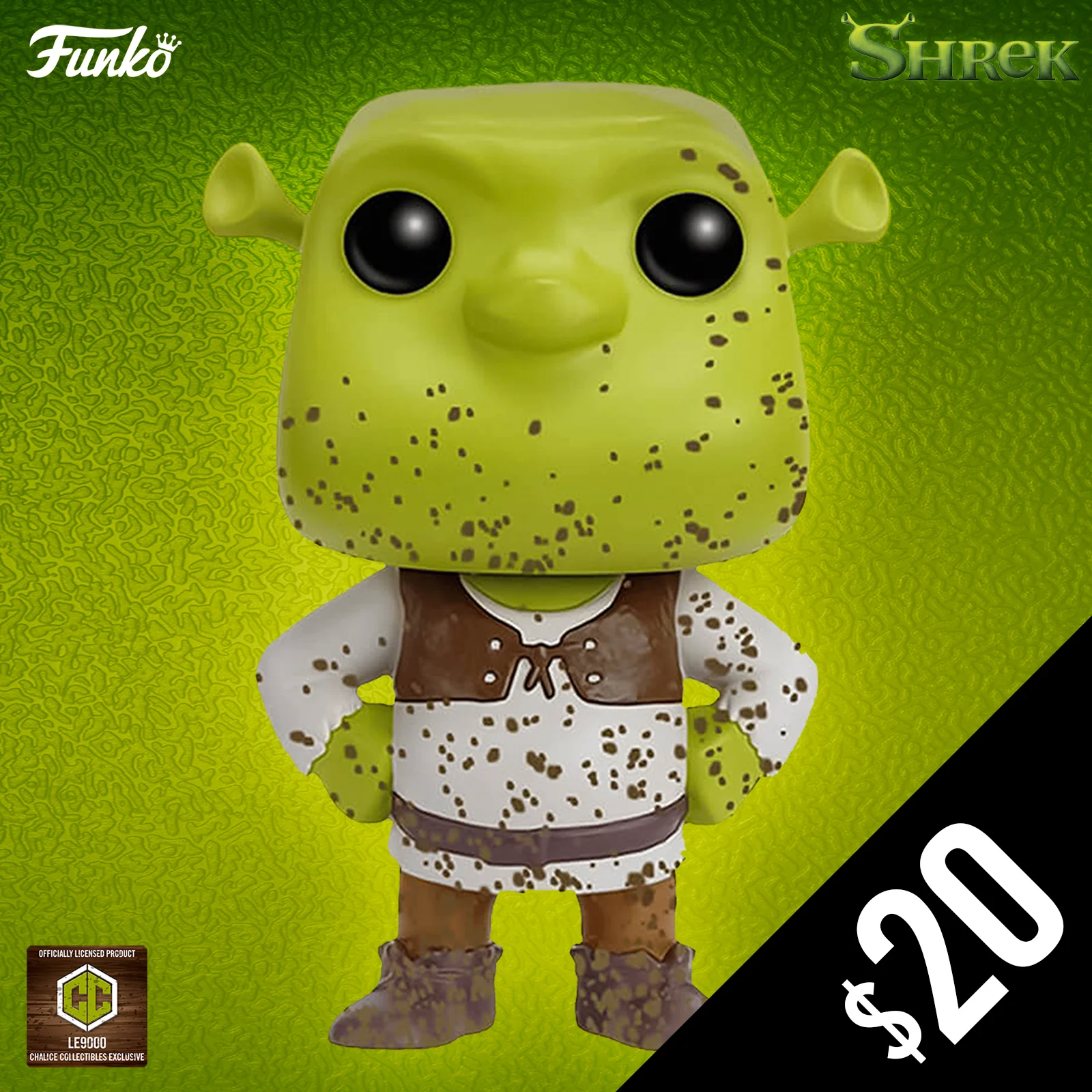 Funko Pop! Chalice Exclusive LE9000: Shrek (Muddy) #278