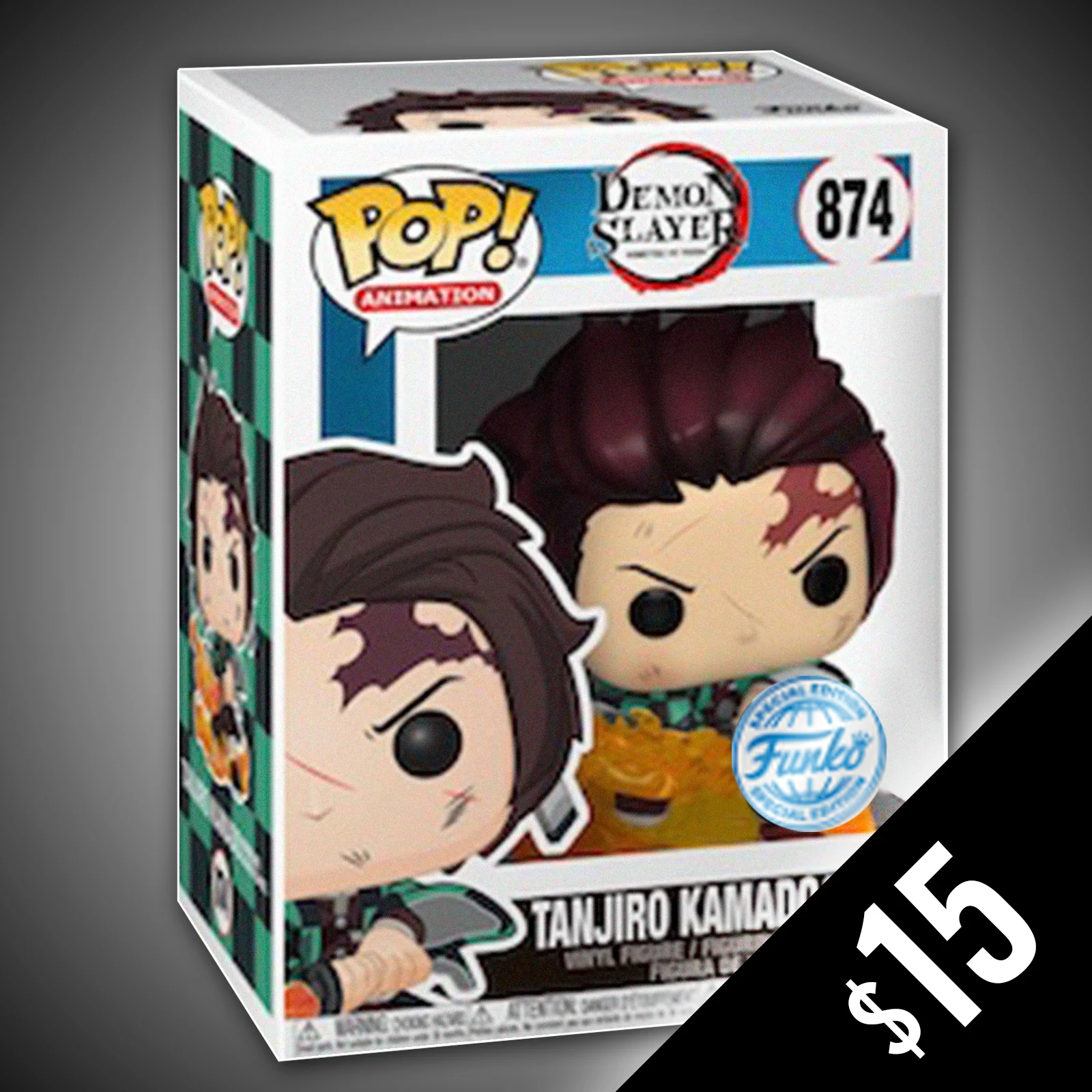 Funko Pop! Demon Slayer: Tanjiro (Hinokami Kagura Dance) (SE22 Non-Chase) #874