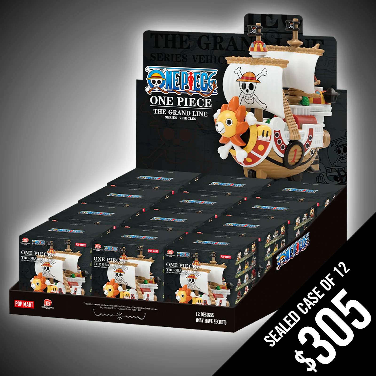 One Piece The Grand Line Series Vehicles (Sealed Case of 12)