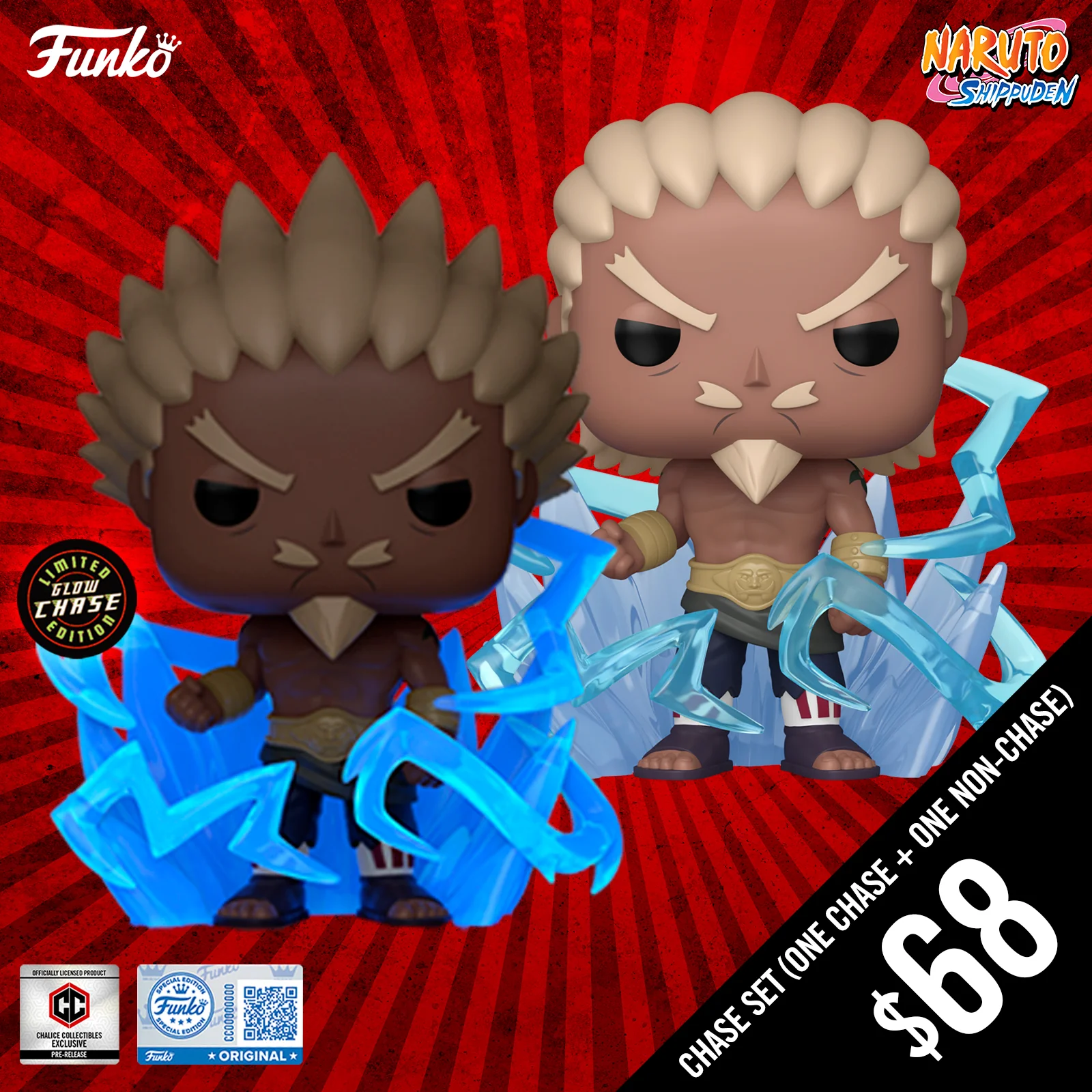 Pre-Order: Funko Pop! Chalice Exclusive:Naruto Shippuden S15: Ay 4TH Raikage (Chase plus Non-Chase) (PR)
