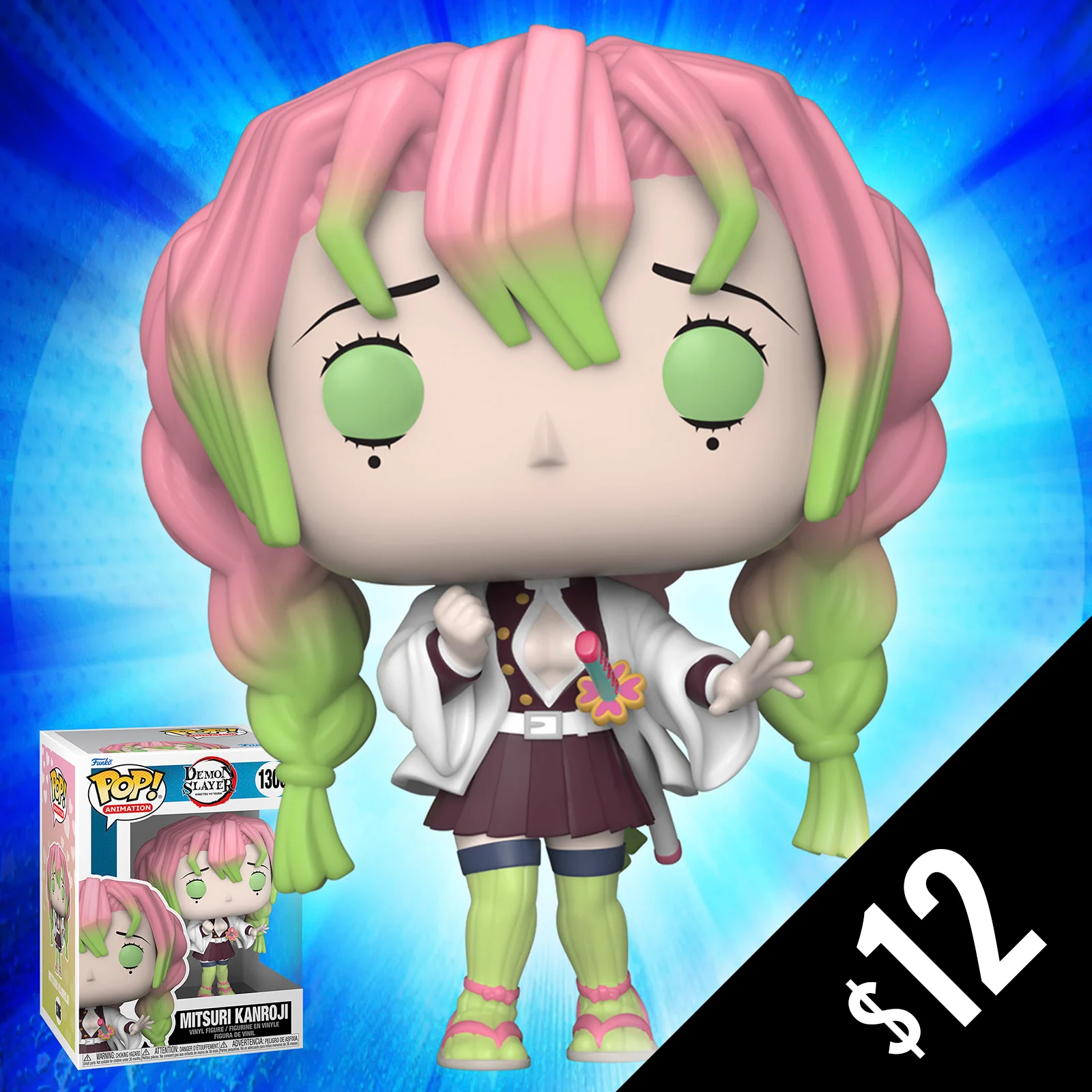 Pre-Order: Funko Pop! Demon Slayer: Mitsuri Kanroji #1306
