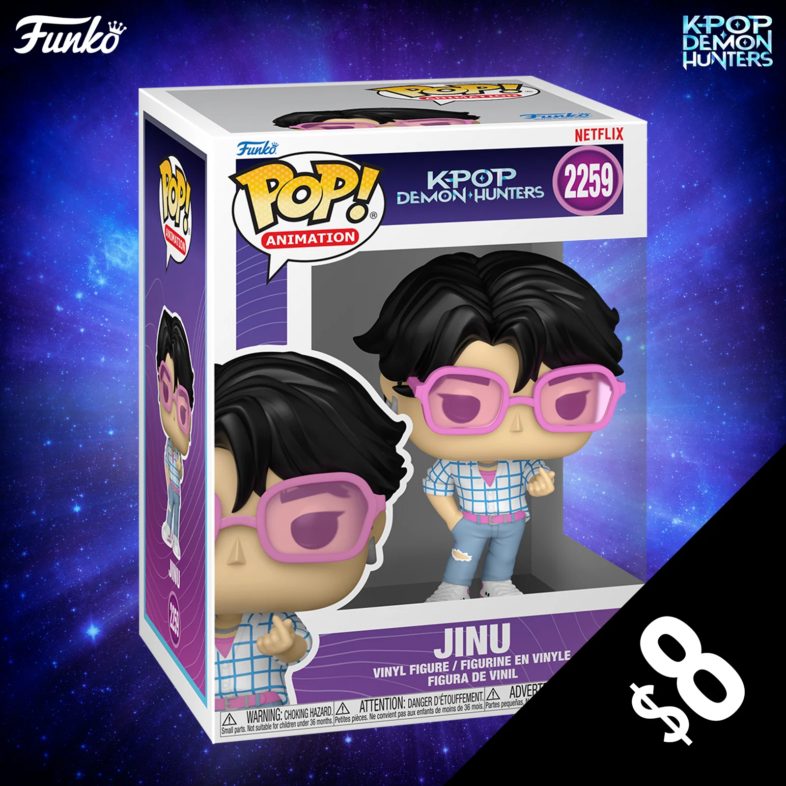 Pre-Order: Funko Pop! KPop Demon Hunter: Jinu (Common Only)