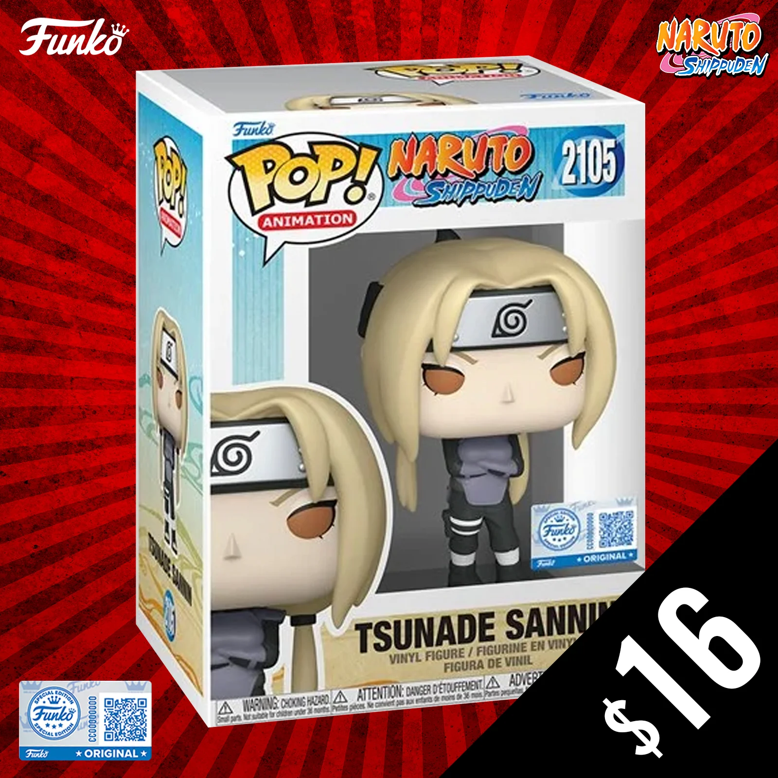 Pre-Order: Funko Pop! Naruto Shippuden S15: Tsunade #2015