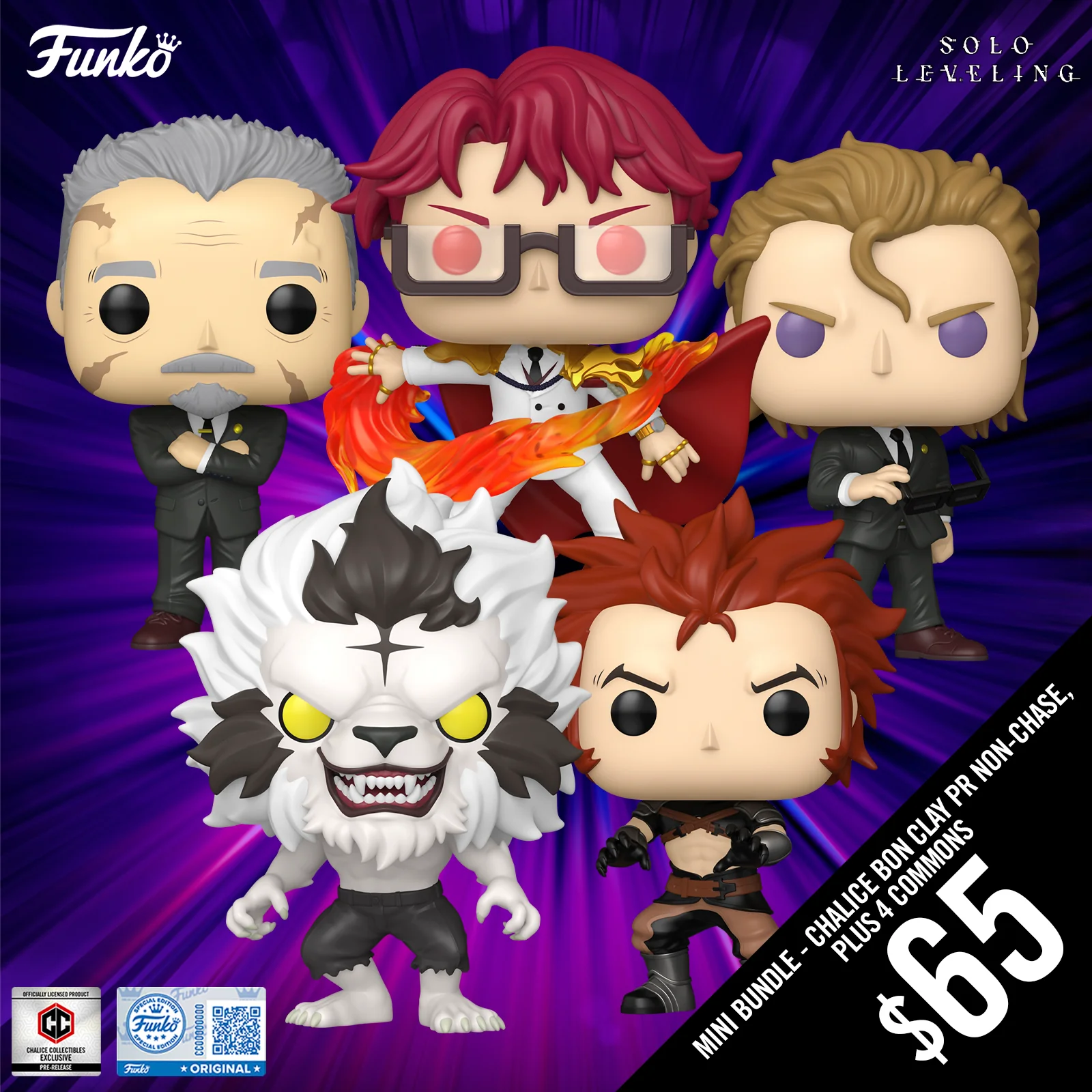 Pre-Order: Funko Pop! Solo Leveling S2: Mini Bundle (5 Pops)