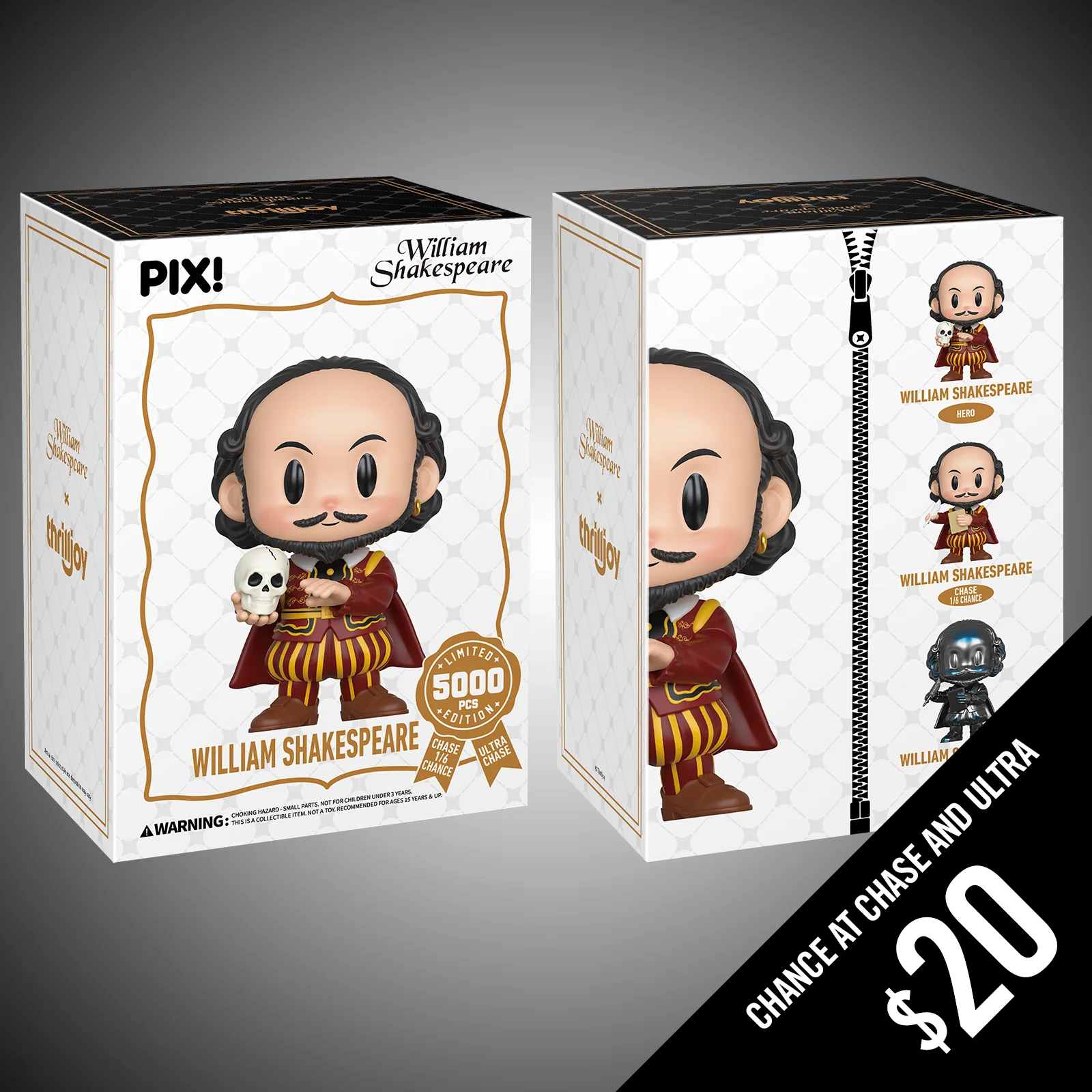 Thrilljoy PIX: William Shakespeare (LE5000)